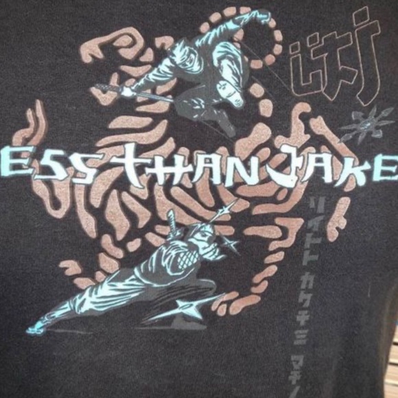 Less Than Jake Vintage Y2K Convert Tee: Adult Medium: Ska-Punk: The Scene - Picture 2 of 4